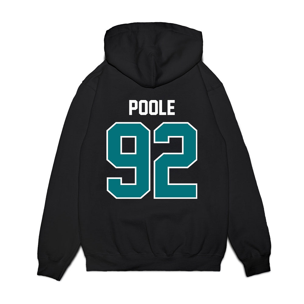 Coastal Carolina - NCAA Football : Ahmad Poole - Vintage Helmet Premium Hooded Sweatshirt-1