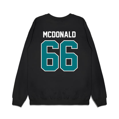 Coastal Carolina - NCAA Football : Kain McDonald - Vintage Helmet Premium Crewneck Sweatshirt-1