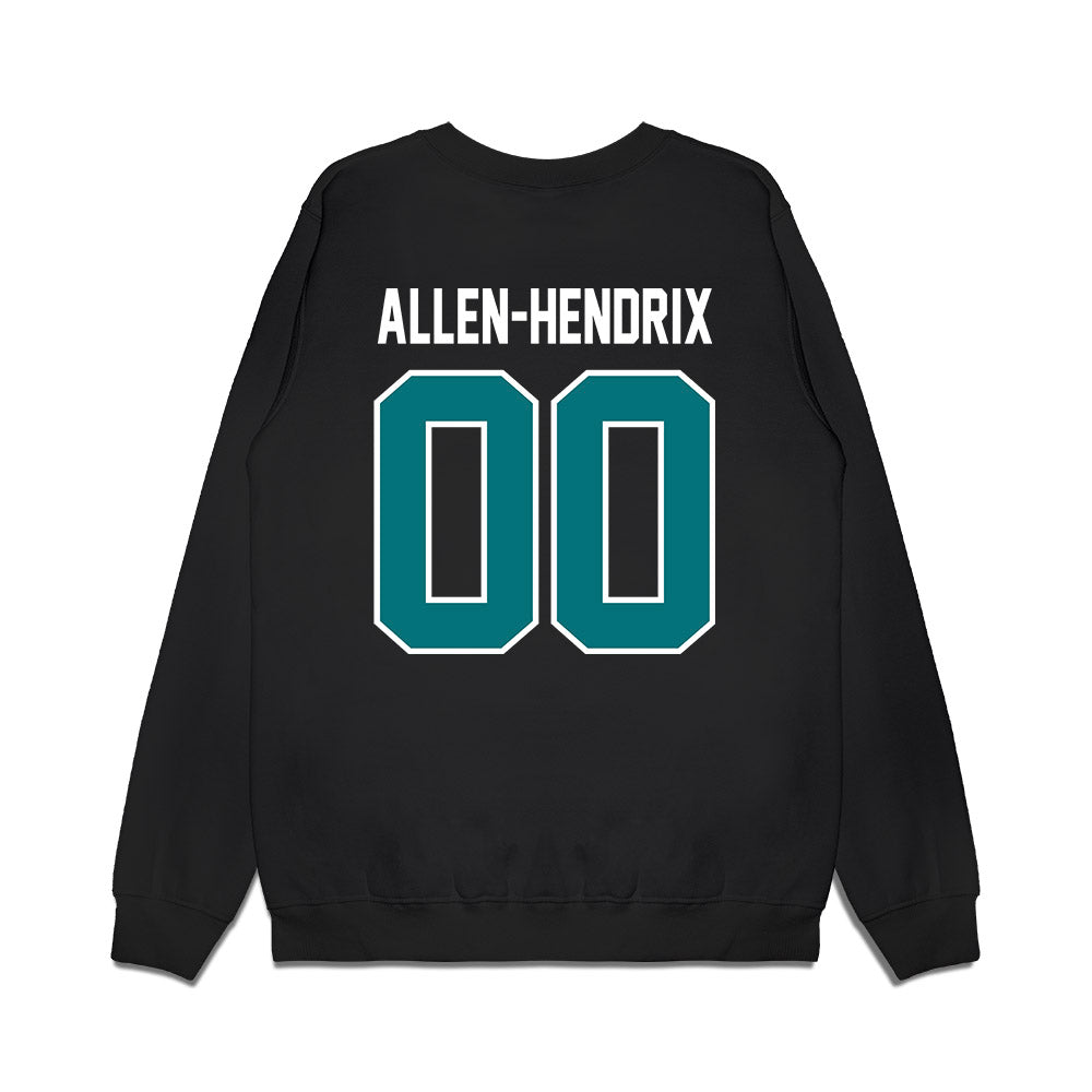 Coastal Carolina - NCAA Football : Jaden Allen-Hendrix - Vintage Helmet Premium Crewneck Sweatshirt-1