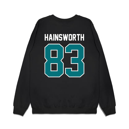 Coastal Carolina - NCAA Football : Kd Hainsworth - Vintage Helmet Premium Crewneck Sweatshirt-1