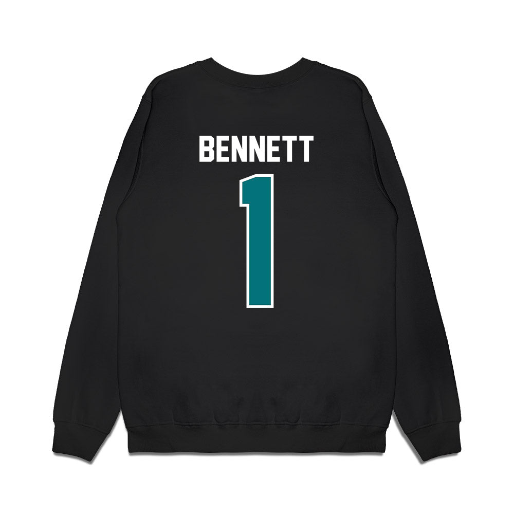 Coastal Carolina - NCAA Football : Braydon Bennett - Vintage Helmet Premium Crewneck Sweatshirt-1