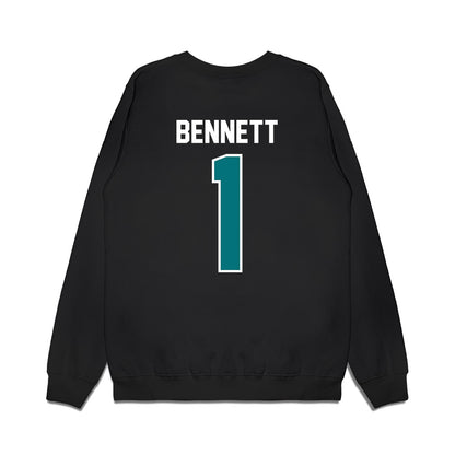 Coastal Carolina - NCAA Football : Braydon Bennett - Vintage Helmet Premium Crewneck Sweatshirt-1