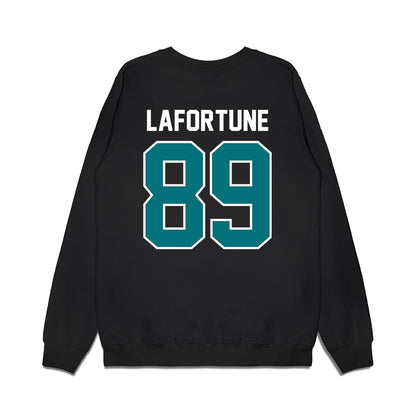 Coastal Carolina - NCAA Football : Tamarion Lafortune - Vintage Helmet Premium Crewneck Sweatshirt-1