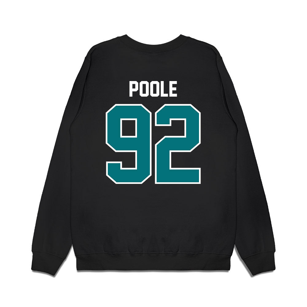Coastal Carolina - NCAA Football : Ahmad Poole - Vintage Helmet Premium Crewneck Sweatshirt-1