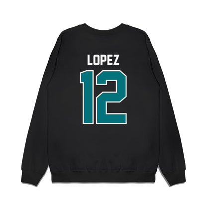 Coastal Carolina - NCAA Football : Osiris Lopez - Vintage Helmet Premium Crewneck Sweatshirt-1