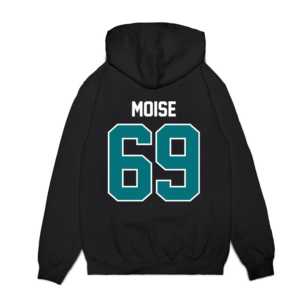 Coastal Carolina - NCAA Football : Willie Moise - Vintage Helmet Premium Hooded Sweatshirt-1