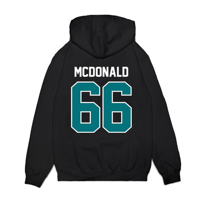 Coastal Carolina - NCAA Football : Kain McDonald - Vintage Helmet Premium Hooded Sweatshirt-1