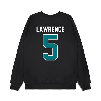 Coastal Carolina - NCAA Football : Goldie Lawrence - Vintage Helmet Premium Crewneck Sweatshirt-1