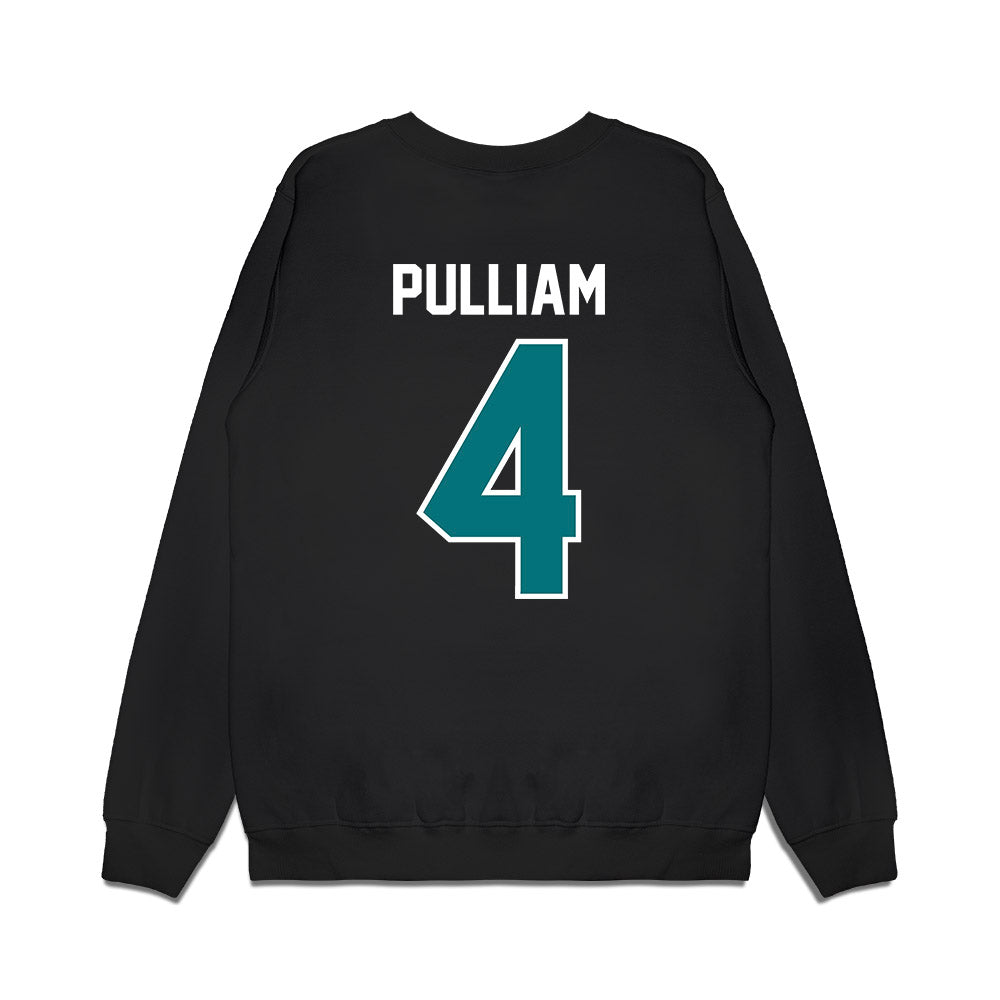 Coastal Carolina - NCAA Football : Marcellius Pulliam - Vintage Helmet Premium Crewneck Sweatshirt-1