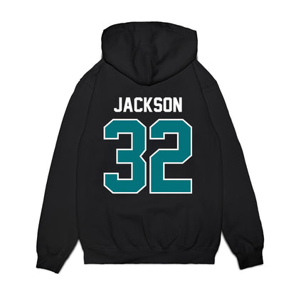 Coastal Carolina - NCAA Football : Jayden Jackson - Vintage Helmet Premium Hooded Sweatshirt-1