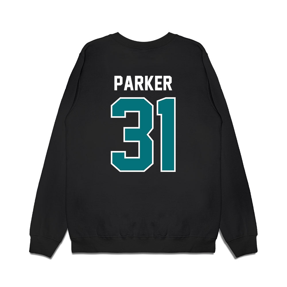 Coastal Carolina - NCAA Football : Aiden Parker - Vintage Helmet Premium Crewneck Sweatshirt-1