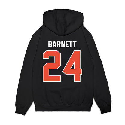 Illinois - NCAA Football : Javari Barnett - Vintage Helmet Premium Hooded Sweatshirt-1
