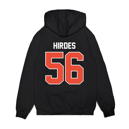 Illinois - NCAA Football : JJ Hirdes - Vintage Helmet Premium Hooded Sweatshirt-1