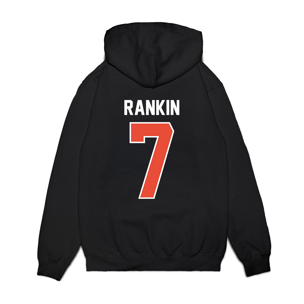 Illinois - NCAA Football : Nasir Rankin - Vintage Helmet Premium Hooded Sweatshirt-1