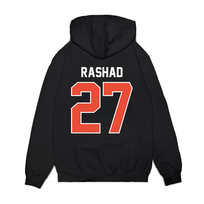 Illinois - NCAA Football : Corey Rashad - Vintage Helmet Premium Hooded Sweatshirt-1