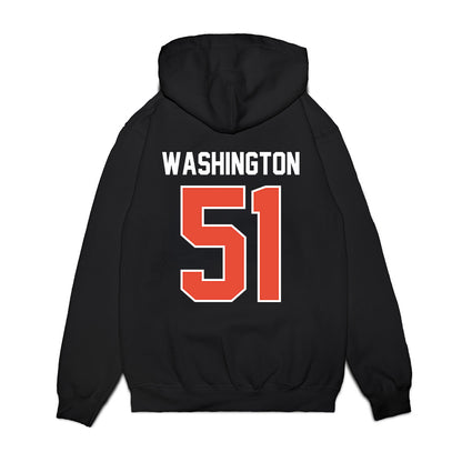 Illinois - NCAA Football : Alfred Washington - Vintage Helmet Premium Hooded Sweatshirt-1