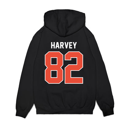Illinois - NCAA Football : Jacob Harvey - Vintage Helmet Premium Hooded Sweatshirt-1