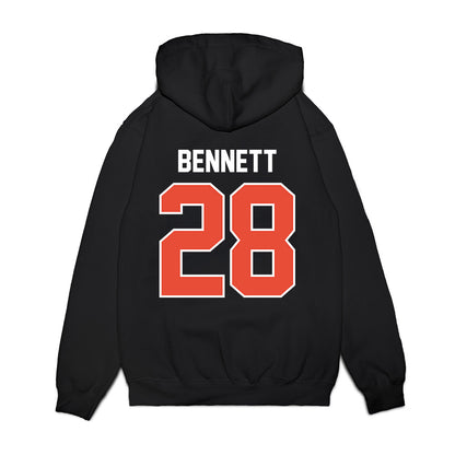 Illinois - NCAA Football : Kayden Bennett - Vintage Helmet Premium Hooded Sweatshirt-1