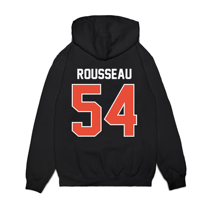 Illinois - NCAA Football : Griffin Rousseau - Vintage Helmet Premium Hooded Sweatshirt-1