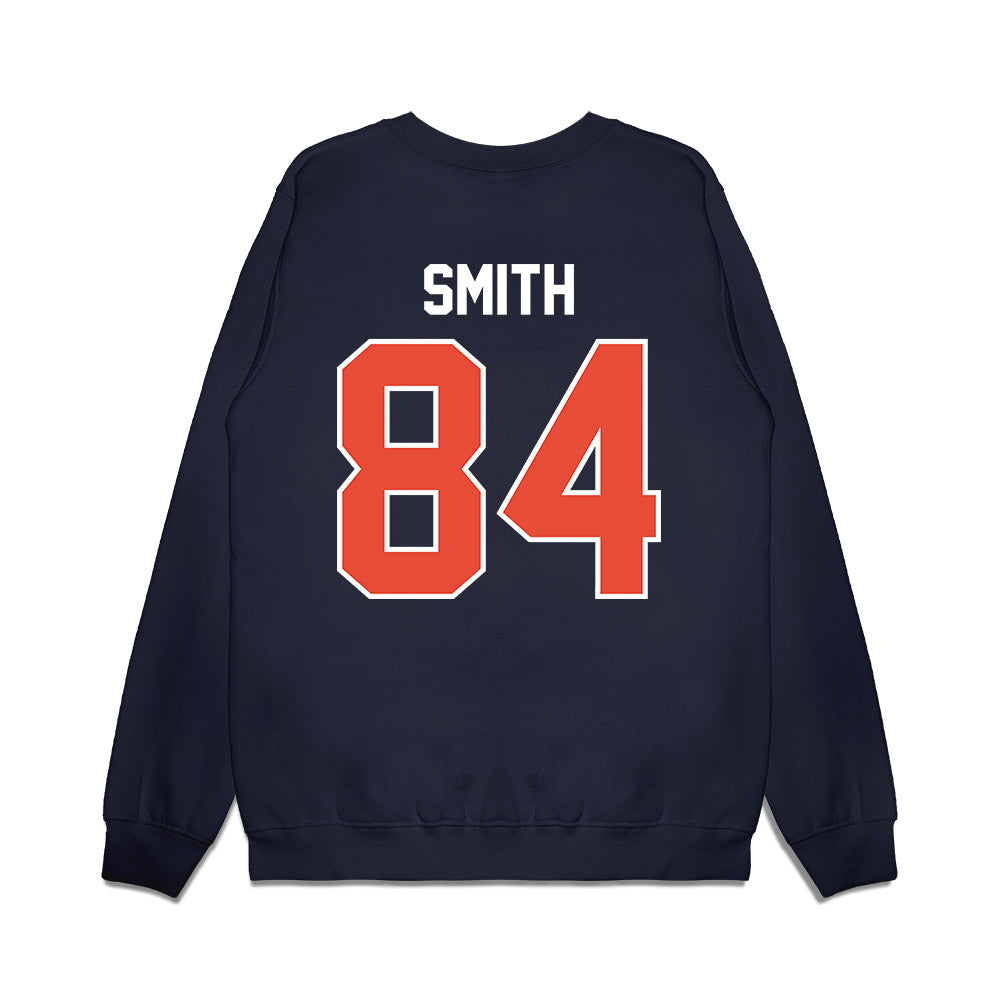 Illinois - NCAA Football : Grant Smith - Vintage Helmet Premium Crewneck Sweatshirt-1