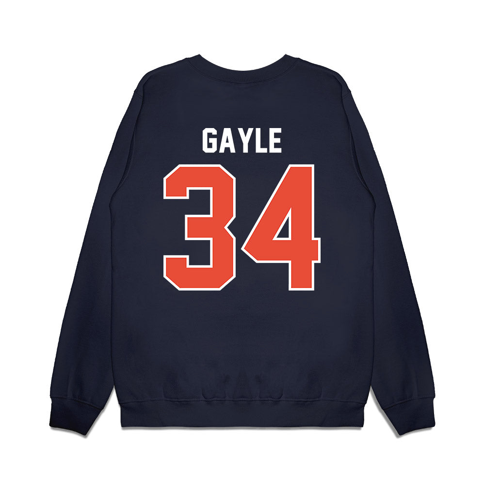 Illinois - NCAA Football : Erik Gayle - Vintage Helmet Premium Crewneck Sweatshirt-1