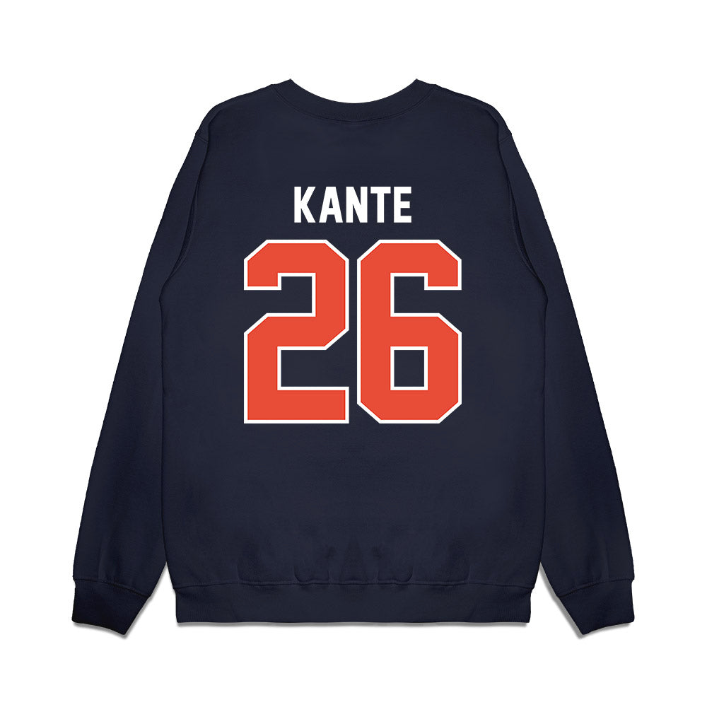 Illinois - NCAA Football : Ismael Kante - Vintage Helmet Premium Crewneck Sweatshirt-1