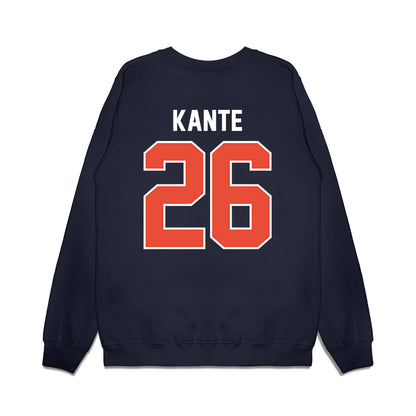 Illinois - NCAA Football : Ismael Kante - Vintage Helmet Premium Crewneck Sweatshirt-1