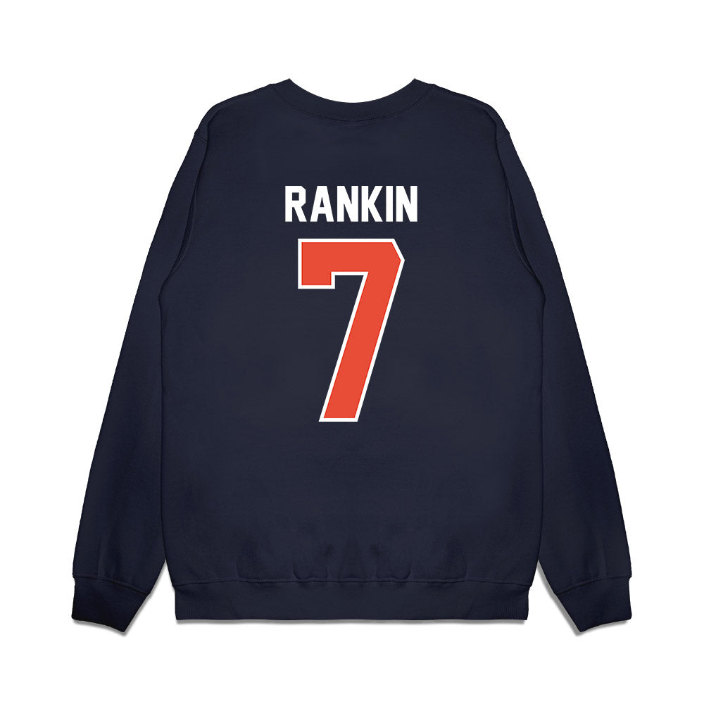 Illinois - NCAA Football : Nasir Rankin - Vintage Helmet Premium Crewneck Sweatshirt-1