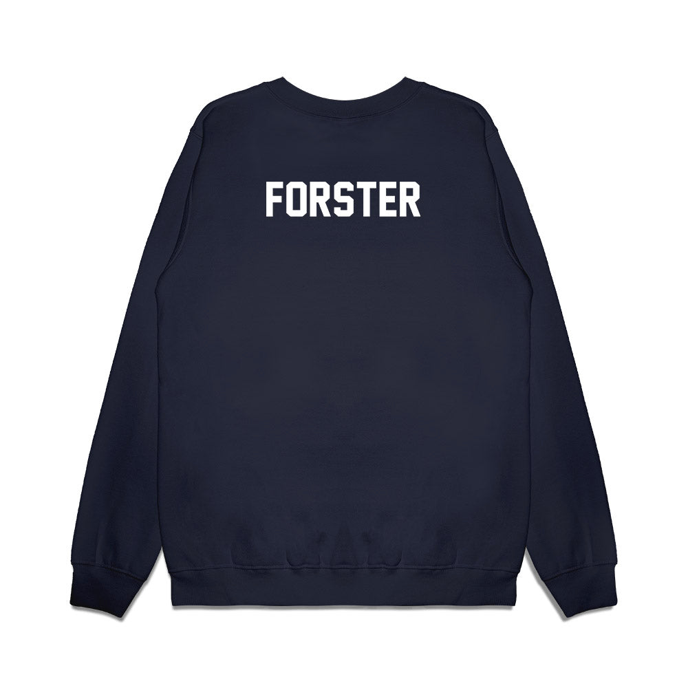 Illinois - NCAA Football : John Forster - Vintage Helmet Premium Crewneck Sweatshirt-1