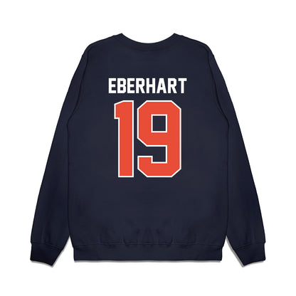 Illinois - NCAA Football : Jacob Eberhart - Vintage Helmet Premium Crewneck Sweatshirt-1