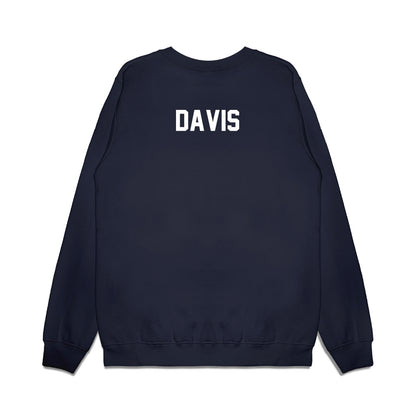 Illinois - NCAA Football : Joshua Davis - Vintage Helmet Premium Crewneck Sweatshirt-1