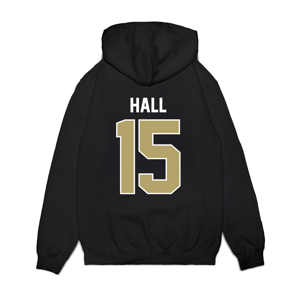Central Florida - NCAA Football : Preston Hall - Vintage Helmet Premium Hooded Sweatshirt-1