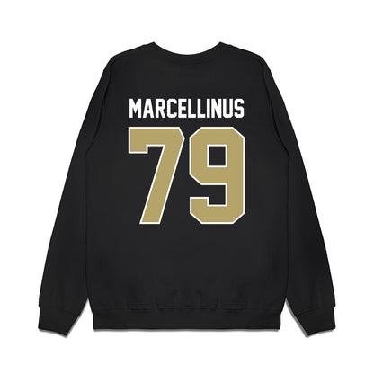 Central Florida - NCAA Football : Daniel Marcellinus - Vintage Helmet Premium Crewneck Sweatshirt-1