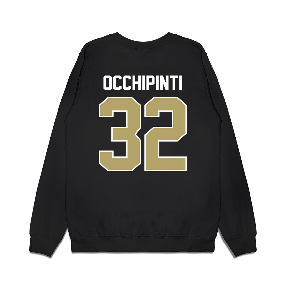Central Florida - NCAA Football : Matthew Occhipinti - Vintage Helmet Premium Crewneck Sweatshirt-1