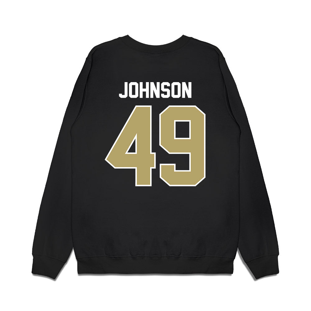Central Florida - NCAA Football : DJ Johnson - Vintage Helmet Premium Crewneck Sweatshirt-1