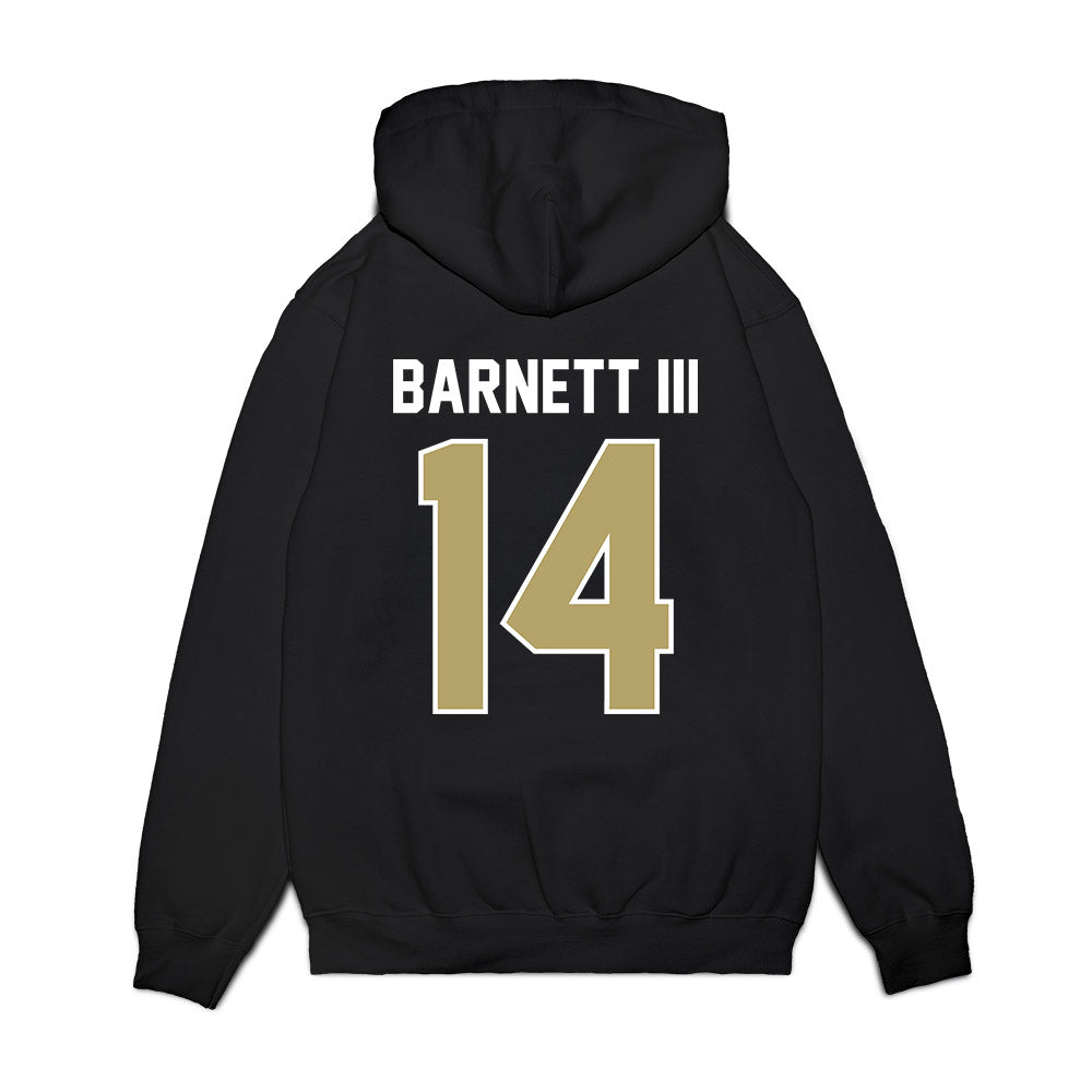 Central Florida - NCAA Football : Alonza Barnett III - Vintage Helmet Premium Hooded Sweatshirt-1