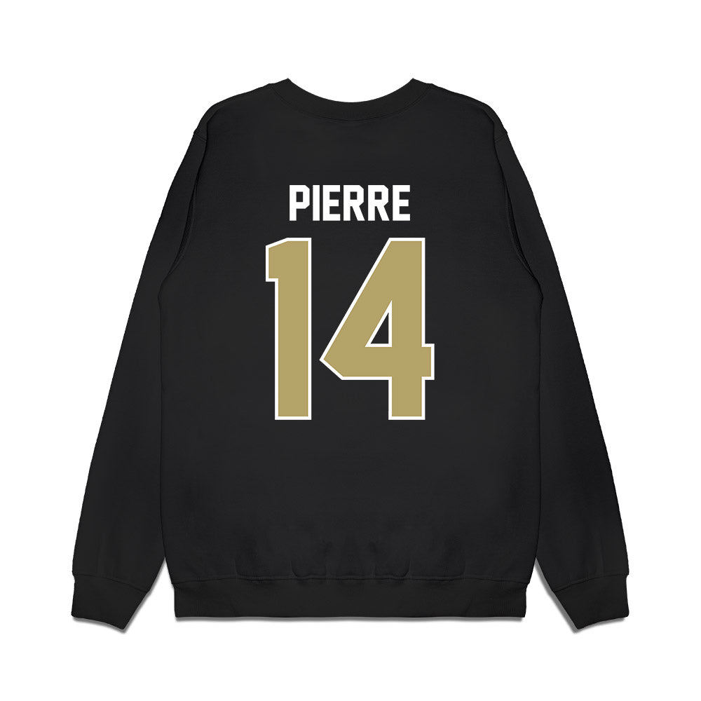 Central Florida - NCAA Football : Jesiah Pierre - Vintage Helmet Premium Crewneck Sweatshirt-1