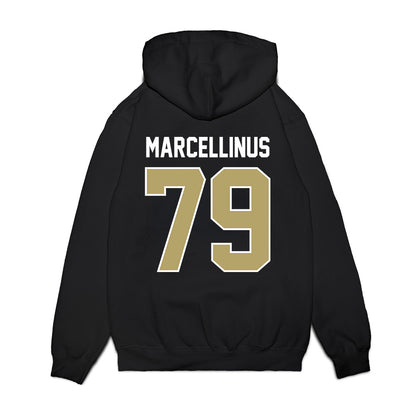 Central Florida - NCAA Football : Daniel Marcellinus - Vintage Helmet Premium Hooded Sweatshirt-1