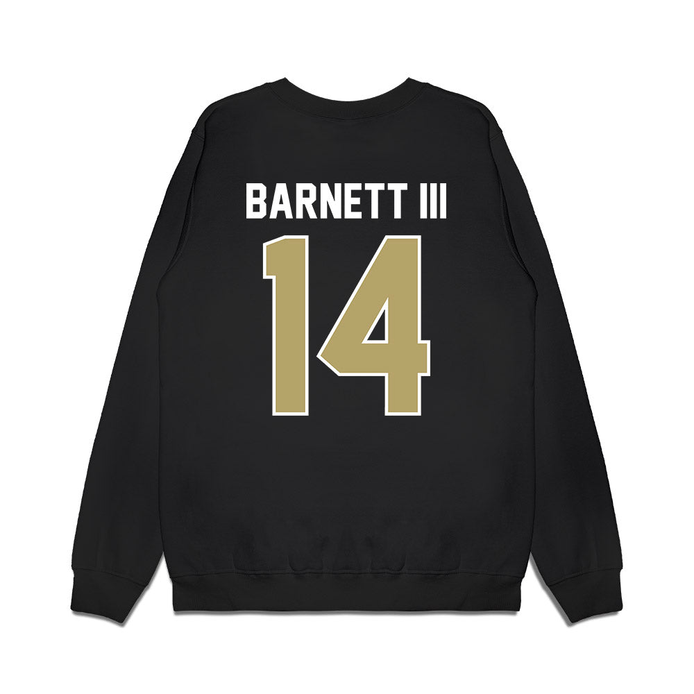 Central Florida - NCAA Football : Alonza Barnett III - Vintage Helmet Premium Crewneck Sweatshirt-1