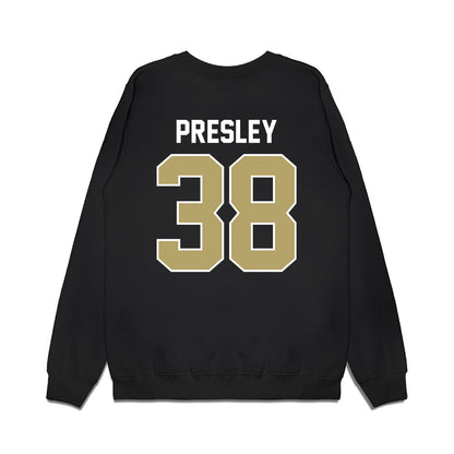 Central Florida - NCAA Football : Jashad Presley - Vintage Helmet Premium Crewneck Sweatshirt-1