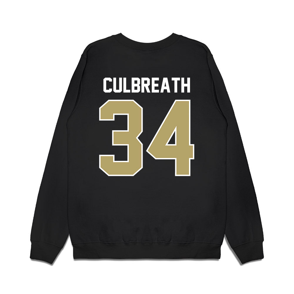 Central Florida - NCAA Football : Jahleel Culbreath - Vintage Helmet Premium Crewneck Sweatshirt-1