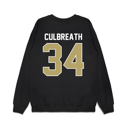 Central Florida - NCAA Football : Jahleel Culbreath - Vintage Helmet Premium Crewneck Sweatshirt-1