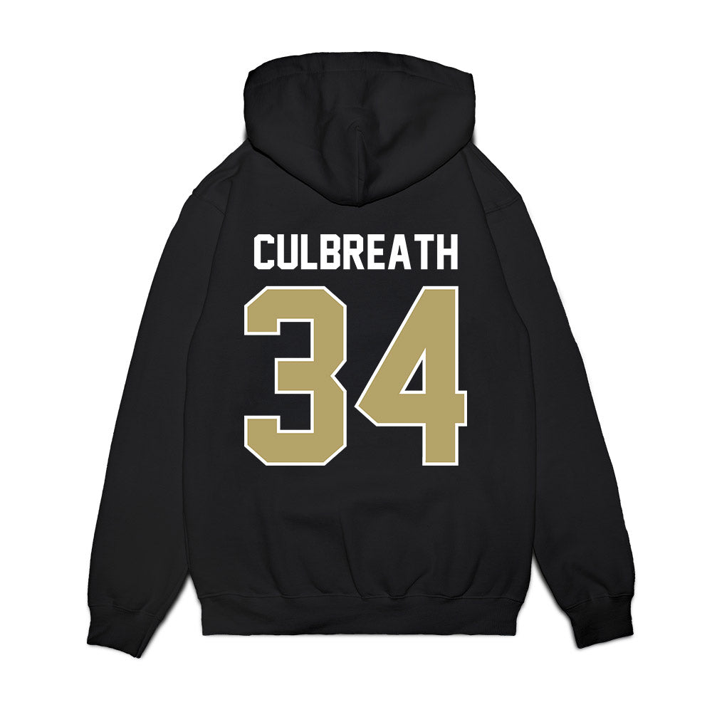 Central Florida - NCAA Football : Jahleel Culbreath - Vintage Helmet Premium Hooded Sweatshirt-1