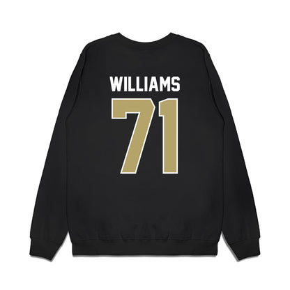 Central Florida - NCAA Football : Amahn Williams - Vintage Helmet Premium Crewneck Sweatshirt-1