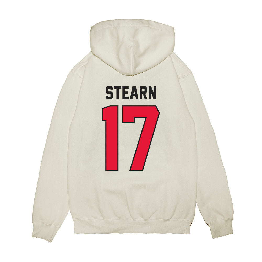 Rutgers - NCAA Football : Xavier Stearn - Vintage Helmet Premium Hooded Sweatshirt-1