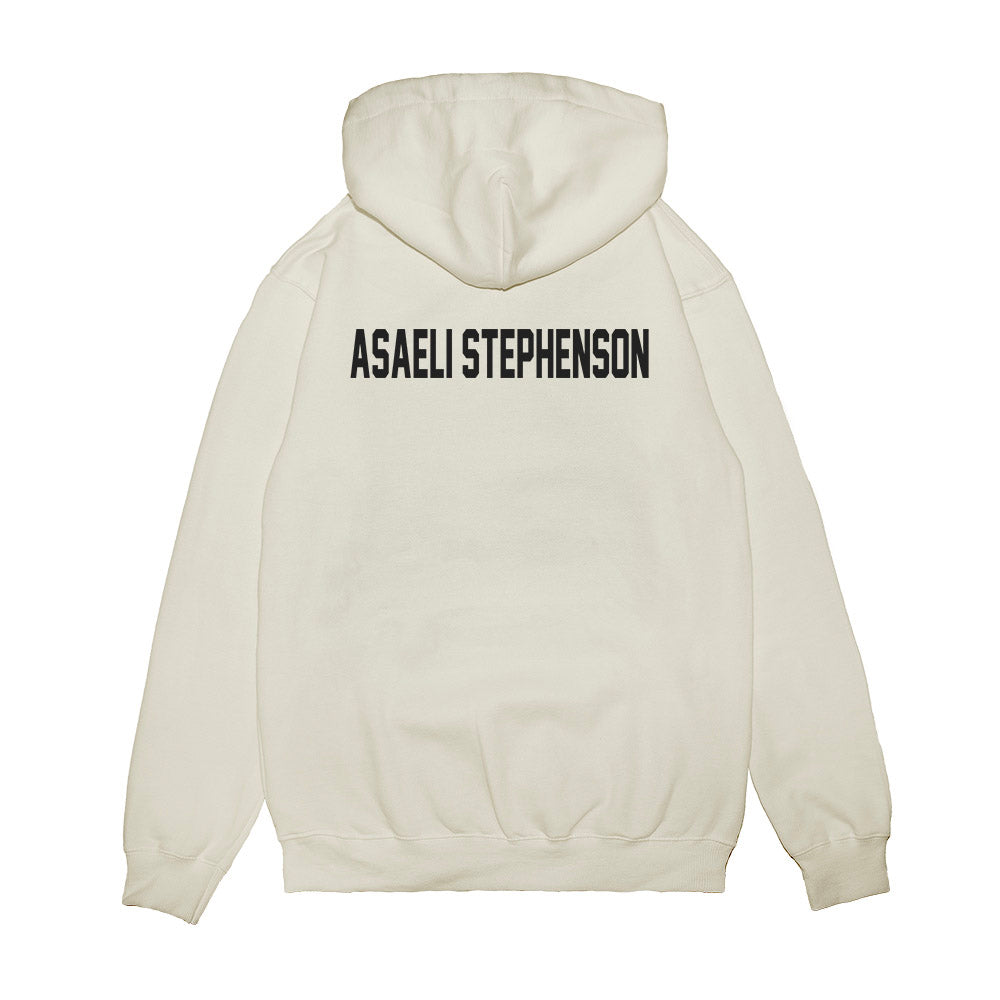 Rutgers - NCAA Football : Ian Asaeli Stephenson - Vintage Helmet Premium Hooded Sweatshirt-1