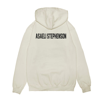Rutgers - NCAA Football : Ian Asaeli Stephenson - Vintage Helmet Premium Hooded Sweatshirt-1