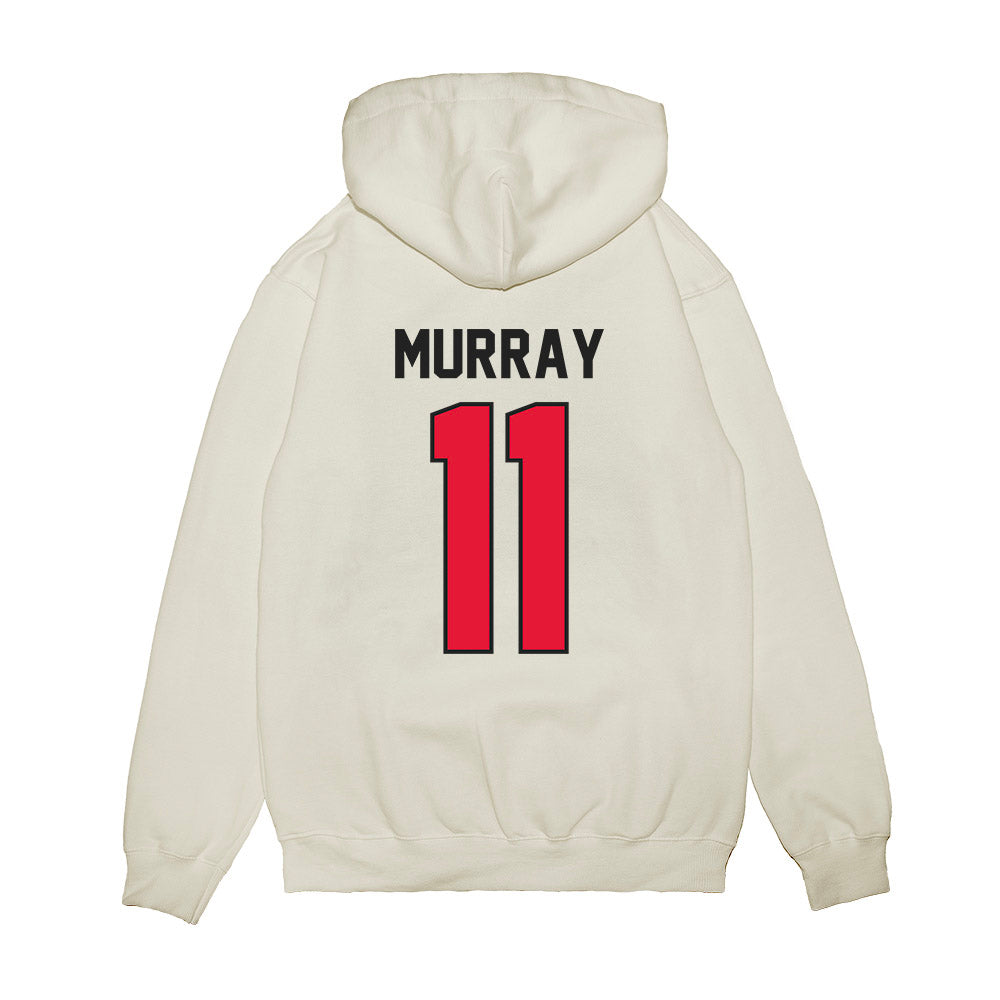 Rutgers - NCAA Football : Steven Murray - Vintage Helmet Premium Hooded Sweatshirt-1