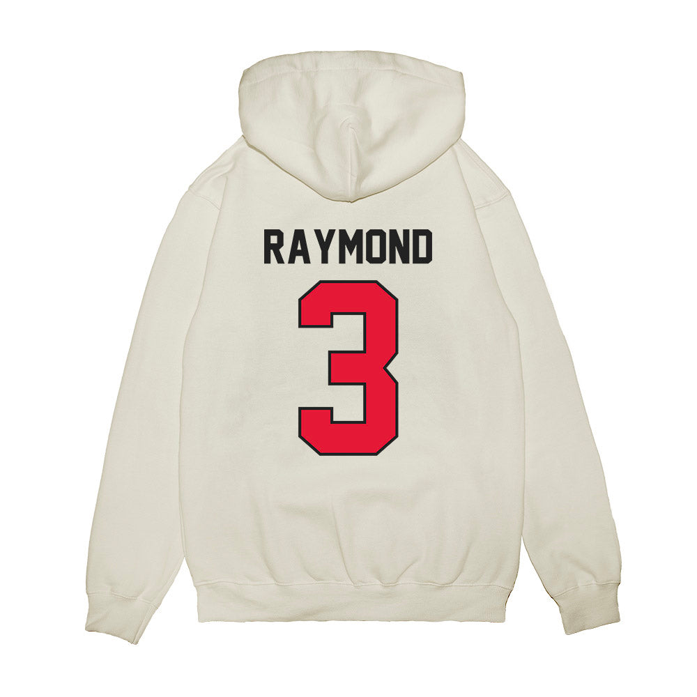 Rutgers - NCAA Football : Antwan Raymond - Vintage Helmet Premium Hooded Sweatshirt-1