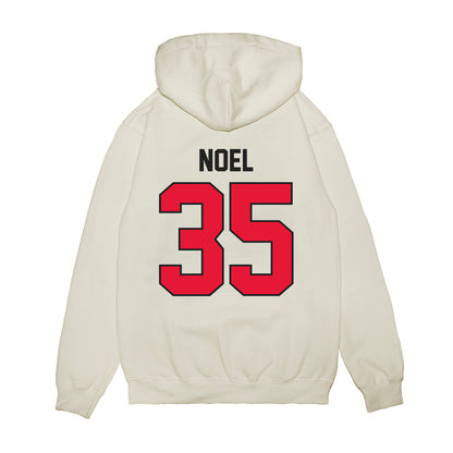 Rutgers - NCAA Football : Latrell Noel - Vintage Helmet Premium Hooded Sweatshirt-1